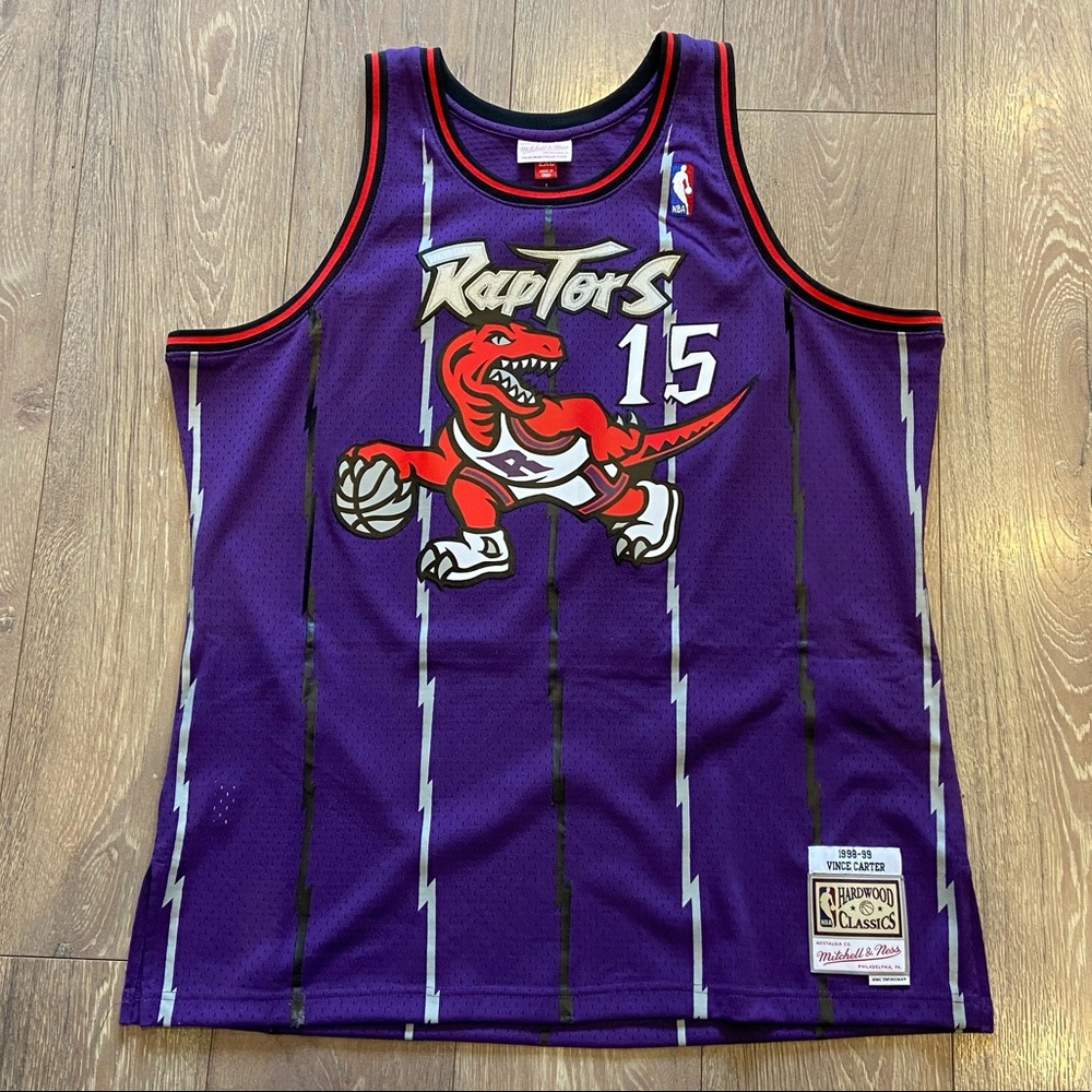 Authentic Purple Throwback Vince Carter Raptors Jersey